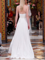 LOOK 5 Abito da sposa UZI realizzato in crepe