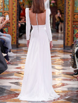 LOOK 7 Abito da sposa VERINA realizzato in crepe