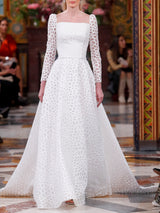 LOOK 23 VANKROF wedding dress made of devoré organza
