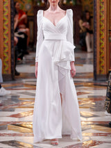 LOOK 13 VENETA wedding dress made of crepe