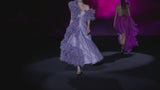 LOOK 41 JARDINALIA Dress | Amethyst herringbone gauze midi party dress