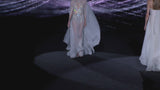 LOOK 21 JELBIA Dress | Party dress made of pearl gray silk chiffon with Swarovski embellishments