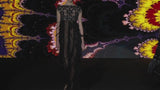 LOOK 20 HIBERAL | Dress in black soutache and chiffon