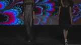 REGARDEZ 24 HILLARY | Robe en tulle plumeti et chantilly noire