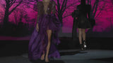 REGARDEZ 34 HANOVRE | Robe en tulle brodé et mousseline violette