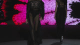 LOOK 21 HISPANIOLA AND HAVANA | Body in black soutache and chiffon. Black chiffon skirt