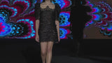 LOOK 25 HEMERALDA | Black ruffled organza dress