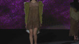 LOOK 10 HATENEA | Dress in tulle with tattoo embroidery in crystal