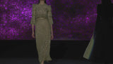 LOOK 8 HALADA Y HANAWA | Blouse and skirt in embroidered chiffon
