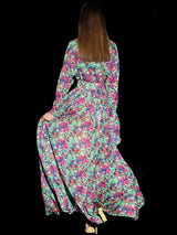 Blusa y Falda en plumeti estampao floral  de Hannibal Laguna