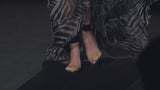 Look 9 CALADIO | Body in zebra print satin