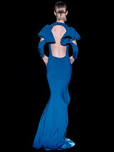CAIRO | Vestido en crepe pato de Hannibal Laguna
