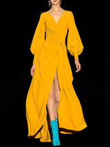 a man in a yellow coat in a yellow jacket