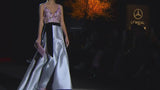 Look 37 CRYSTAL | Dress with pink and black crystal embroidered body