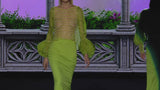 LOOK11 GIO E GERY | Blusa in tulle ricamato e gonna in raso