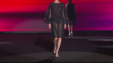 Look 3 XABELI | Vestido corto de fiesta en tul bordado color negro