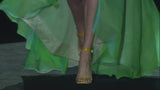 Look 5 DANDINI | Long silk organza party dress