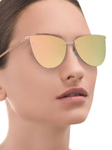 a woman wearing sunglasses and a glasses 