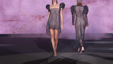 Look 15 XANTAL | Vestido corto de fiesta en pedreria color negro