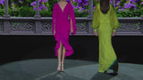 GUARDA 13 GAVIRIA | Abito da festa in crepe color fucsia