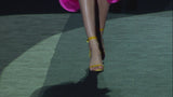 Look 25 DALI | Red crepe cocktail dress