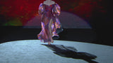 LOOK 1 FABLE | Long party dress in printed organza